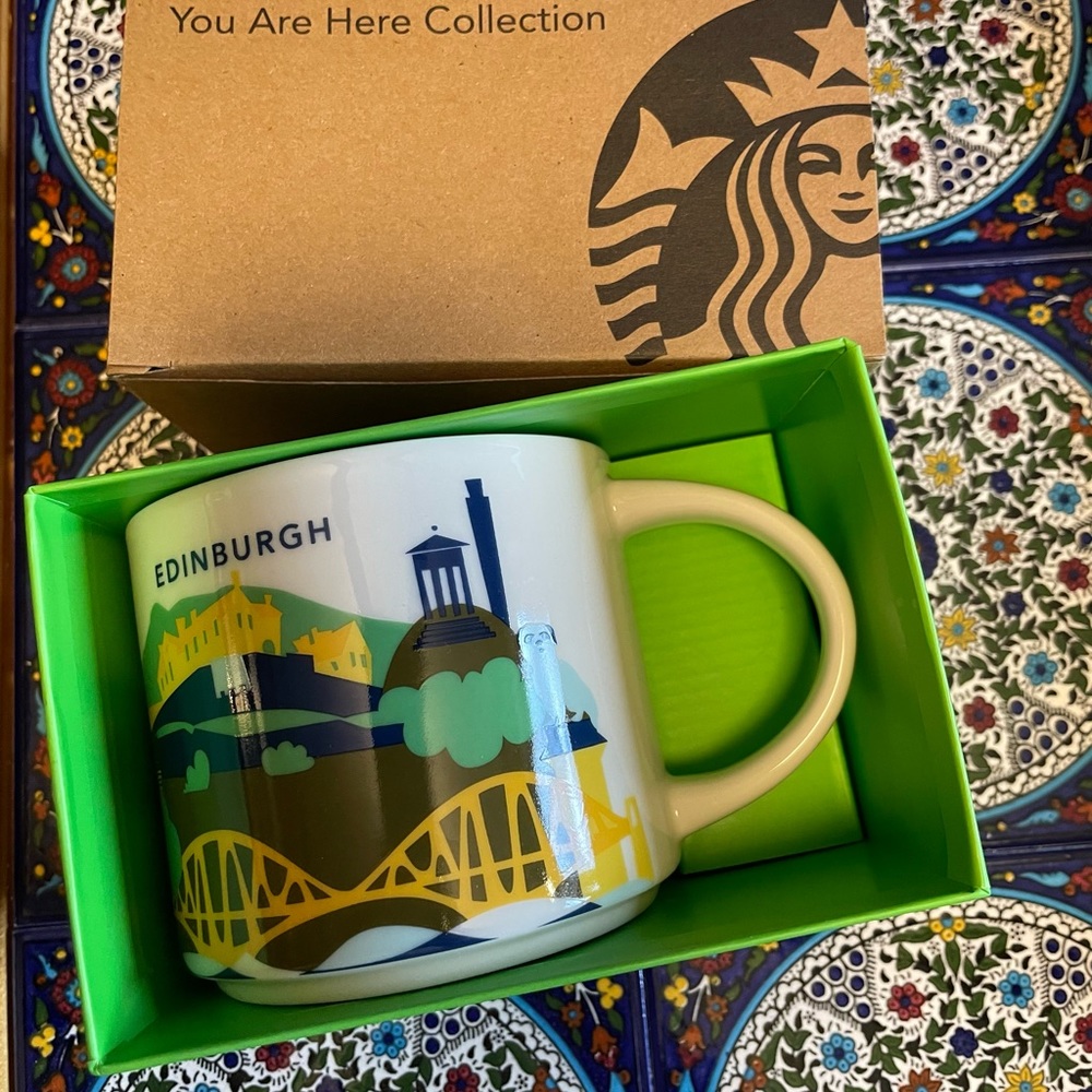 Brand New Starbucks You Are Here EDINBURGH Mug